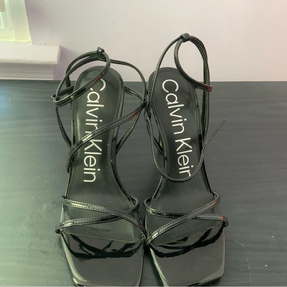 Calvin Klein Women's Black Strappy Sandals